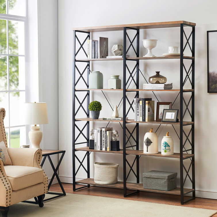 Khajag double shop etagere bookcase